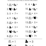 Thanksgiving Picture Math Worksheet | Squarehead Teachers Regarding Thanksgiving Math Middle School Worksheets
