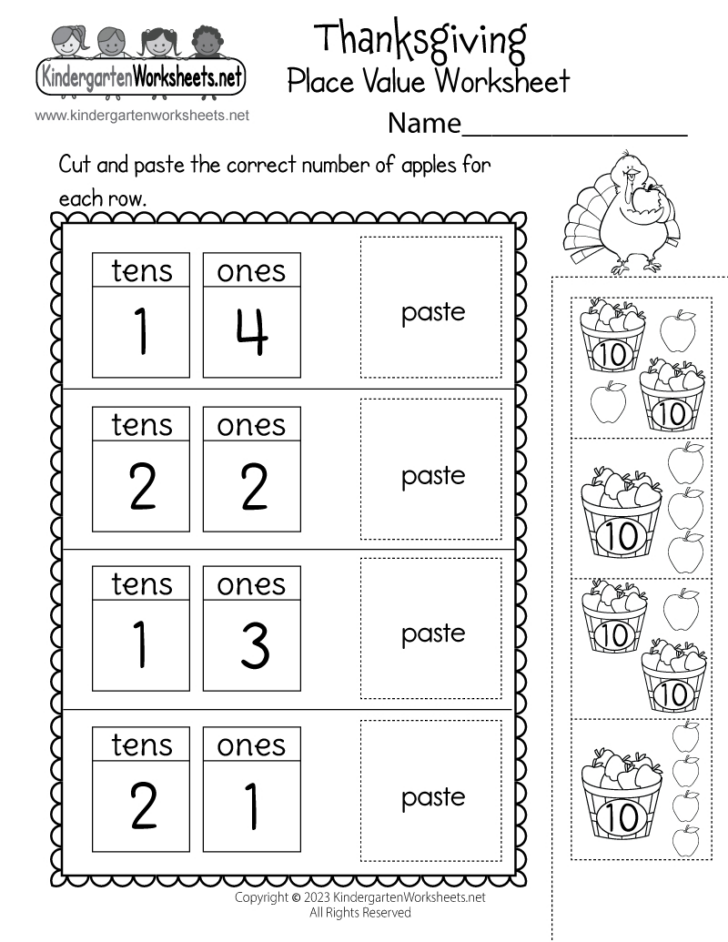 Printable Thanksgiving Worksheets For Preschoolers