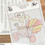 Thanksgiving Plotting Points   Mystery Picture With Thanksgiving Plotting Points Worksheet