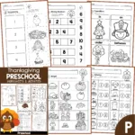 Thanksgiving Preschool Worksheets And Activities No Prep Throughout Thanksgiving Syllable Worksheets