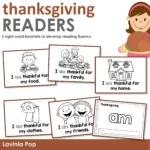 Thanksgiving Read & Trace Sight Word Readers   In My World Within Thanksgiving Reading Worksheets Kindergarten