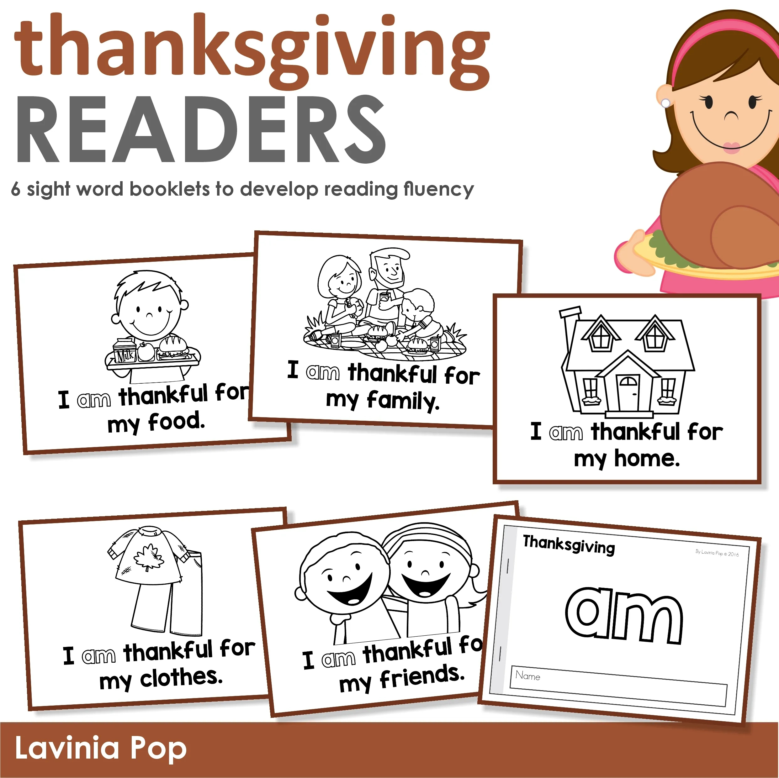 Thanksgiving Read &amp;amp; Trace Sight Word Readers - In My World within Thanksgiving Sight Word Worksheets