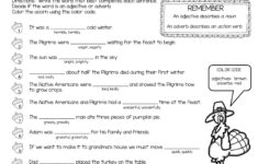 Thanksgiving Reading Comprehension Passages And Activities pertaining to Thanksgiving Worksheets Grade 3