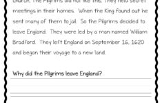 Thanksgiving Reading Comprehension Passages And Activities throughout Thanksgiving Ela Worksheets