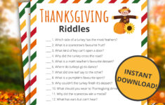 Thanksgiving Riddles | Printable Thanksgiving Game | Thanksgiving regarding Thanksgiving Riddle Worksheet