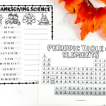 Thanksgiving Science Worksheet (Fun With The Periodic Table) Throughout The Science Of Thanksgiving Worksheet