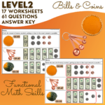 Thanksgiving Shopping Task Cards/ Worksheets   Money Math Throughout Thanksgiving Money Math Worksheets