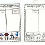 Thanksgiving Sorting Worksheet (Then And Now) With Regard To Thanksgiving Then And Now Worksheet