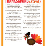 Thanksgiving Trivia (Free Printable)   The Inspiration Board Inside Thanksgiving Trivia Worksheet