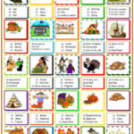 Thanksgiving Vocabulary : Multiple C…: English Esl Worksheets Pdf Within Thanksgiving Vocabulary Worksheet
