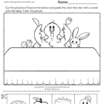 Thanksgiving Vowels In Food Worksheet   Free Printable, Digital, & Pdf For Thanksgiving Phonics Worksheets For Kindergarten