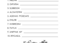 Thanksgiving Word Scramble (Free Worksheet) | Squarehead Teachers pertaining to Unscramble Thanksgiving Words Worksheet