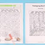 Thanksgiving Words Search Worksheet For Thanksgiving Challenge Worksheet Answers