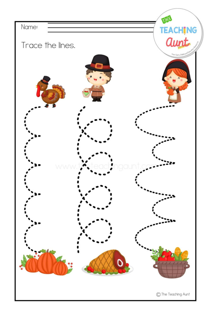 Thanksgiving Preschool Worksheets Printables
