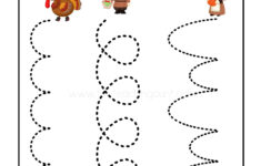 Thanksgiving Worksheets For Preschool - The Teaching Aunt pertaining to Thanksgiving Tracing Worksheets