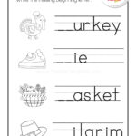 Thanksgiving Worksheets For Preschool   The Teaching Aunt With Regard To Thanksgiving Tracing Worksheets Preschool