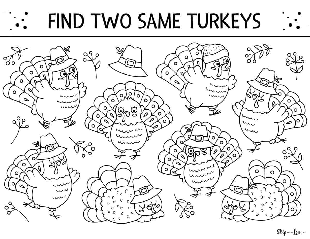 Thanksgiving Worksheets | Skip To My Lou with regard to Thanksgiving Fun Worksheets Free Printable