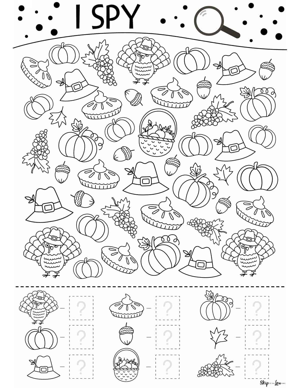 Thanksgiving Worksheets | Skip To My Lou - Worksheets Library inside Thanksgiving Worksheets Fun
