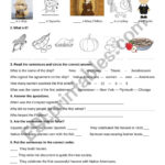 The First Thanksgiving   Esl Worksheetedemianova For The First Thanksgiving Worksheet Answers