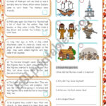 The First Thanksgiving   Esl Worksheetkissnetothedit Within The First Thanksgiving Worksheet Answers