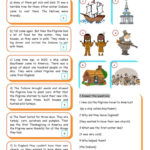The First Thanksgiving Reading For D…: English Esl Worksheets Pdf Pertaining To First Thanksgiving Reading Comprehension Worksheet
