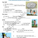 The Story Of Thanksgiving   Esl Worksheetsorciã¨re For The Real Story Of Thanksgiving Worksheet