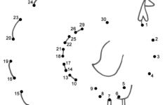 Turkey - Connect The Dots, Count1'S (Thanksgiving) for Thanksgiving Connect the Dots Worksheets