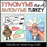 Turkey Craft Synonyms And Antonyms Fall Thanksgiving In Thanksgiving Synonyms And Antonyms Worksheet