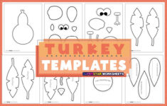 Turkey Templates (Free Printables) - Superstar Worksheets inside Thanksgiving Turkey Worksheets