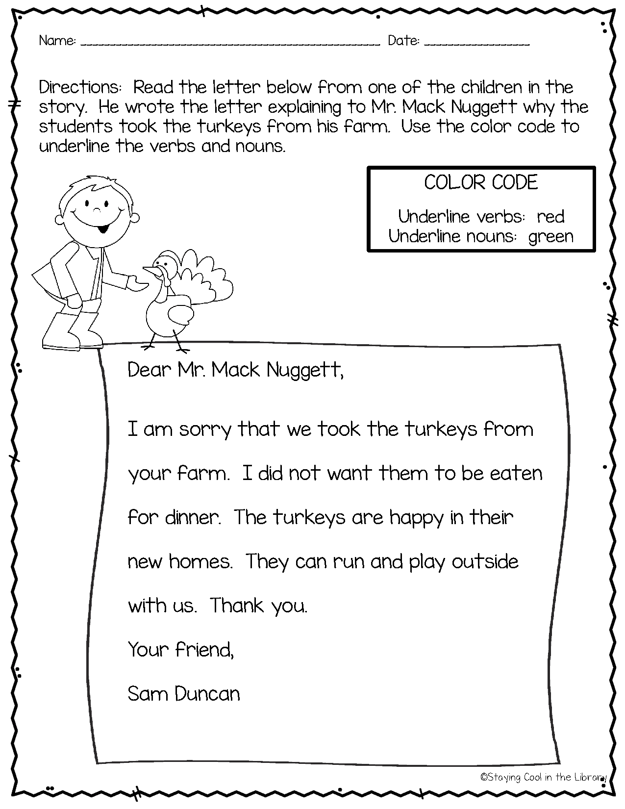 Twas The Night Before Thanksgiving Book Companion Pack with regard to Twas The Night Before Thanksgiving Worksheets