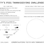 Ty'S Thanksgiving Challenge Pertaining To Thanksgiving Challenge Worksheet Answers