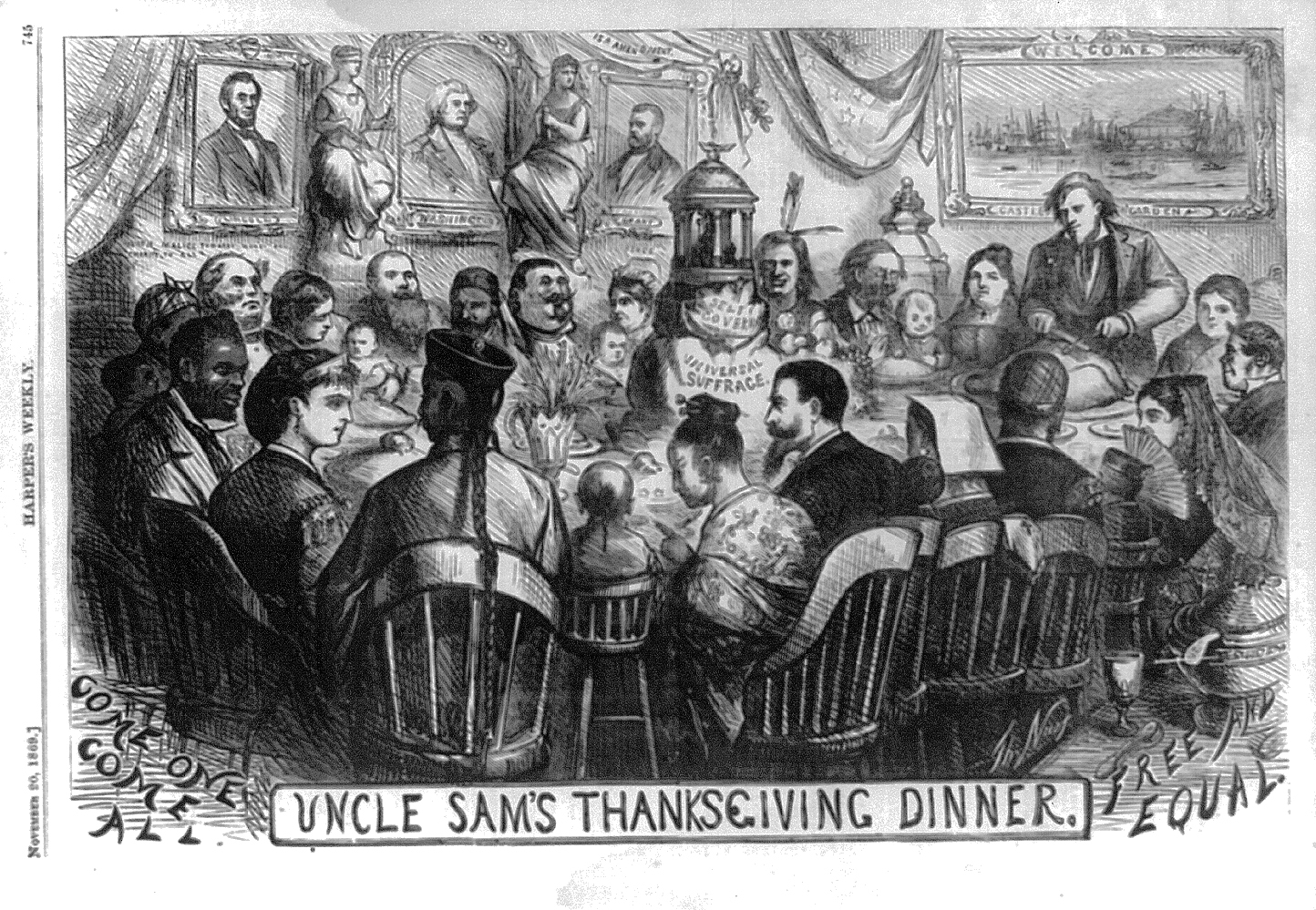 Unit 9: Reconstruction Deconstructed Dbq Document Set And Teacher throughout Uncle Sams Thanksgiving Dinner Worksheet Answers