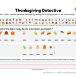 Unlocking Learning Through Cryptograms: A Thanksgiving Gift For Throughout Thanksgiving Cryptogram Worksheet