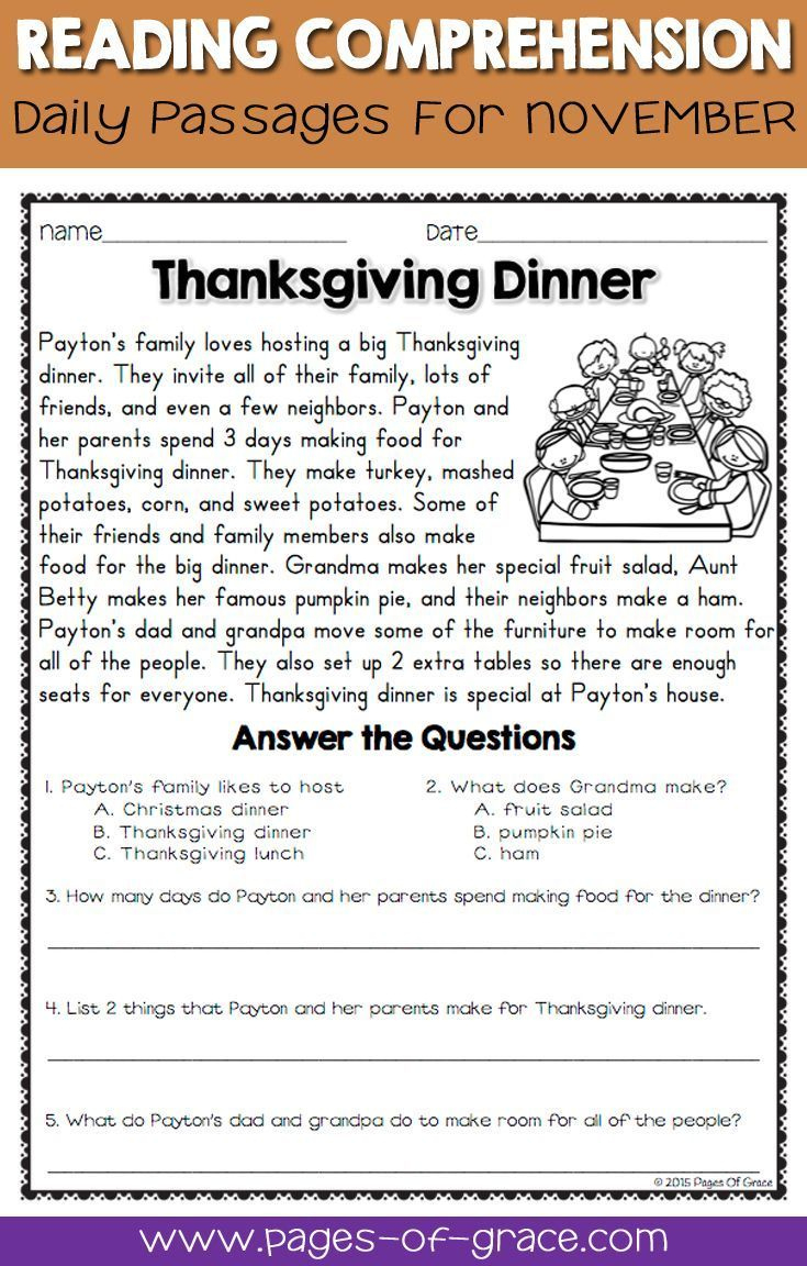Wh Question Worksheets 6Cc with Thanksgiving Comprehension Worksheets