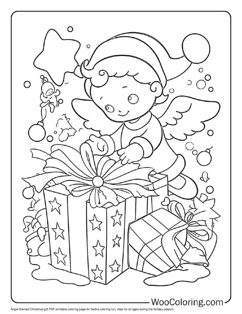 100+ Christmas Present Coloring Pages (Free Pdf To Print) | Woo in Christmas Coloring Worksheets