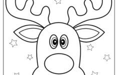 1,000 Christmas Coloring Pages (Free Pdf Printables) for Christmas Coloring Worksheets Kindergarten