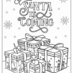 1,000 Christmas Coloring Pages (Free Pdf Printables) Inside Free Christmas Coloring Worksheets
