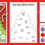 12 Days Of Christmas Kindness Worksheet For 6Th 8Th Grade Within Bank On It Worksheets Christmas Answers