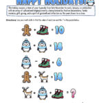 12 Days Of Holiday Math Puzzles—Printable K 8 Worksheets — Mashup Math Pertaining To 12 Days Of Christmas Math Worksheets Answers