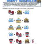 12 Days Of Holiday Math Puzzles—Printable K 8 Worksheets — Mashup Math Throughout 12 Days Of Christmas Math Worksheets Answers