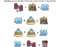 12 Days Of Holiday Math Puzzles—Printable K-8 Worksheets — Mashup Math throughout 12 Days Of Christmas Math Worksheets Answers