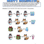 12 Days Of Holiday Math Puzzles—Printable K 8 Worksheets — Mashup Math With 12 Days Of Christmas Math Worksheets Answers