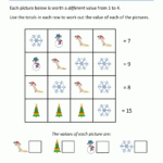 2Nd Grade Christmas Math Worksheets Inside Free Christmas Math Worksheets For 2Nd Graders