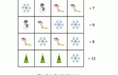 2Nd Grade Christmas Math Worksheets inside Free Christmas Math Worksheets For 2Nd Graders