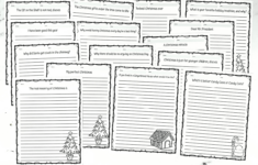 31 Free Christmas Writing Prompt Printables For Kids Aged 5-14 with Free Christmas Writing Prompts Worksheets