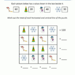 3Rd Grade Christmas Math Worksheets For Free Printable Christmas Math Worksheets For 3rd Grade