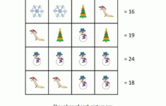 3Rd Grade Christmas Math Worksheets in Christmas 3rd Grade Worksheets
