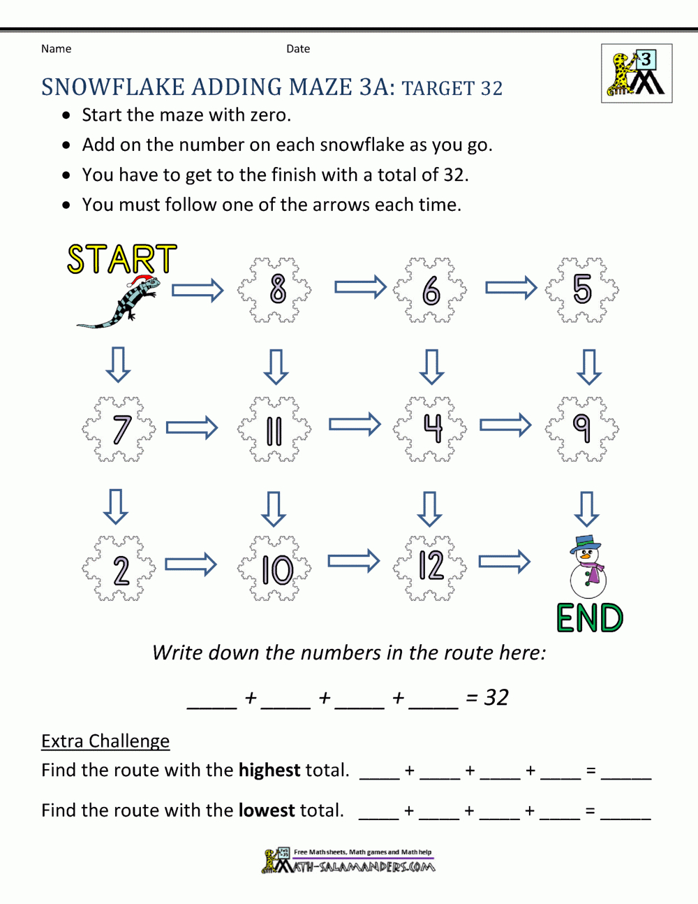 3Rd Grade Christmas Math Worksheets in Free Printable Christmas Math Worksheets 3rd Grade