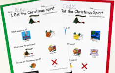 5 Activities For I Got The Christmas Spirit - Simply Special Ed in Got the Christmas Spirit Worksheets