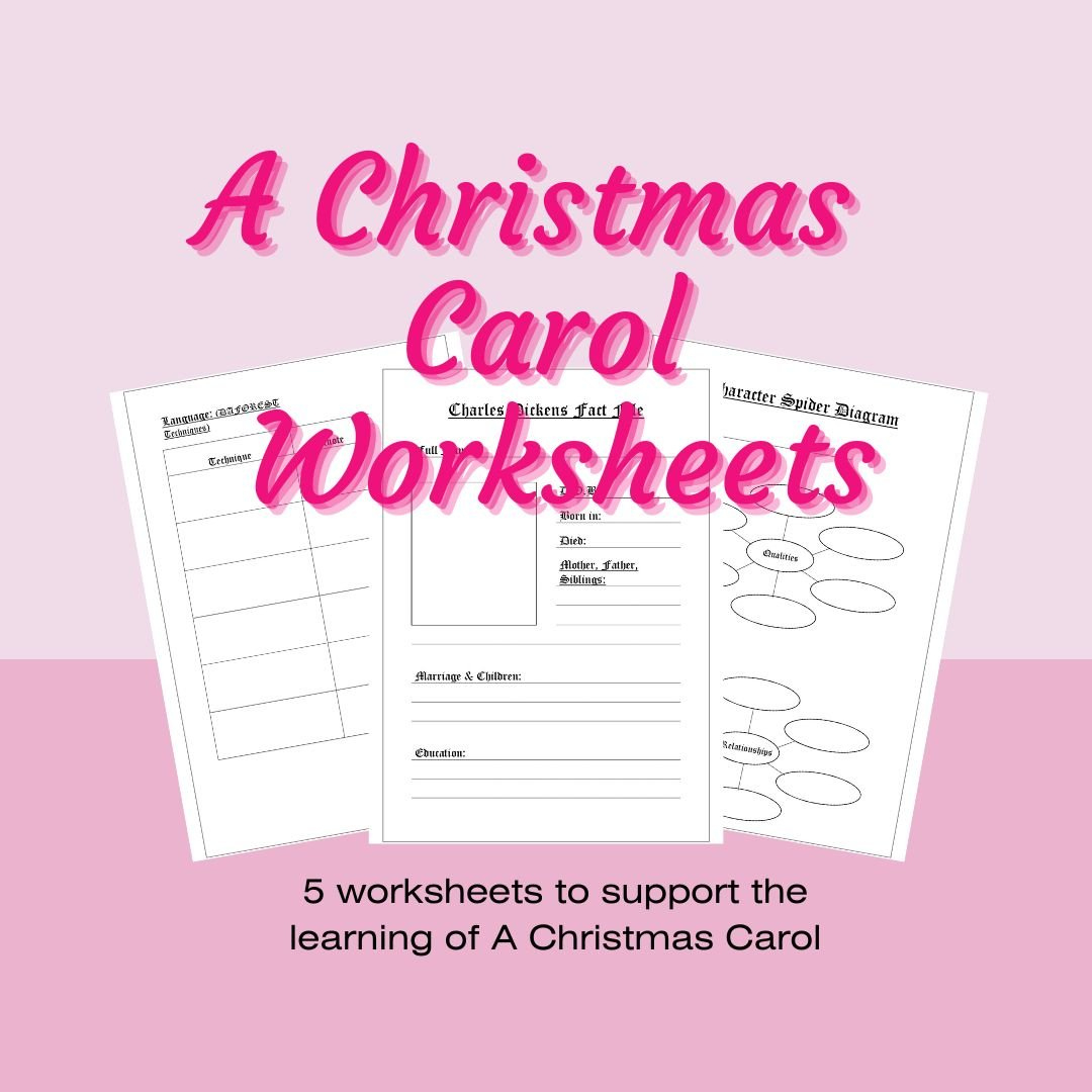 5 Christmas Carol Worksheets To Aid Student Study with A Christmas Carol Free Worksheets